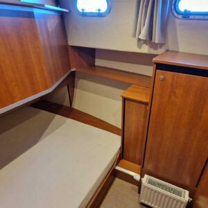 Interieur van de Sara Elite; tweede slaapkamer