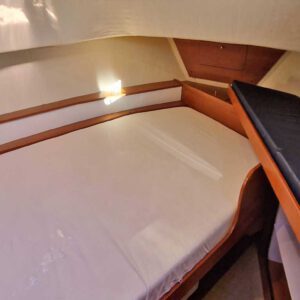 Interieur van de Sara Elite; Slaapkamer