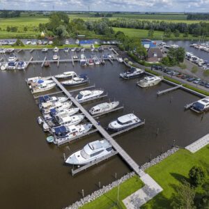 Jachthaven bovenaanzicht